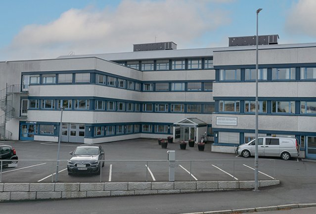 The entrance area to Jotron SKIPPER's office in Oslo.
