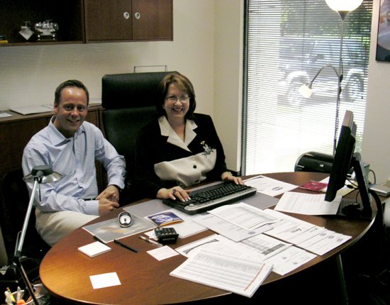 The two first employees at Jotron USA. The two first employees at Jotron USA.