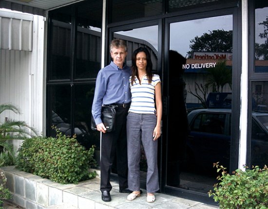 The two first Jotron employees at the Jotron Asia office. The two first Jotron employees at the Jotron Asia office.