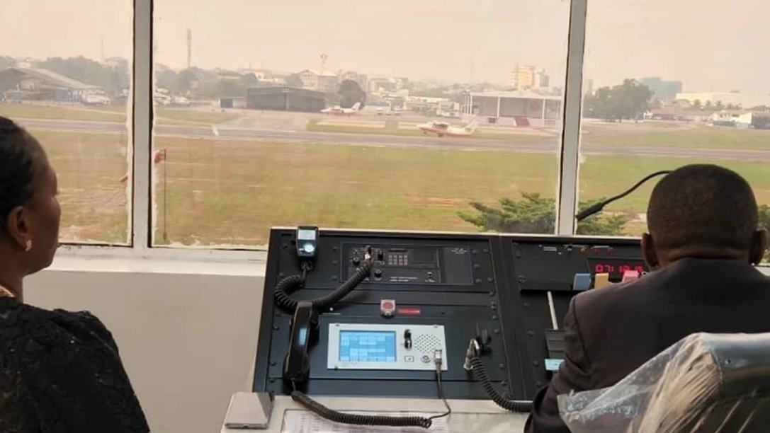 Jotron VCS system installed at airports in The Democratic Republic of the Congo.