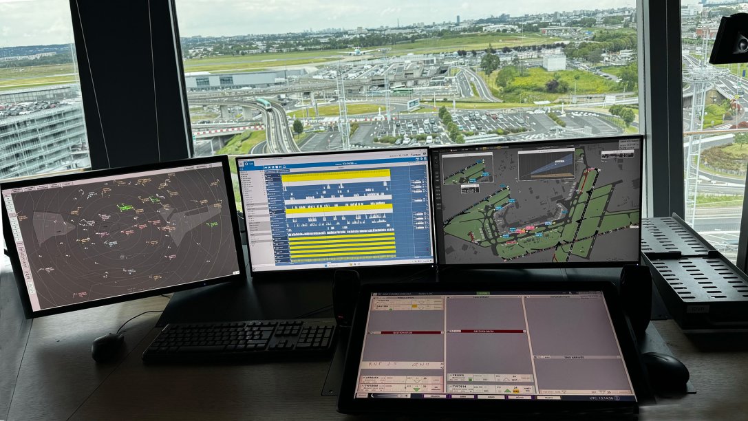 Ricochet Recorder at Orly International Airport in Paris, France.