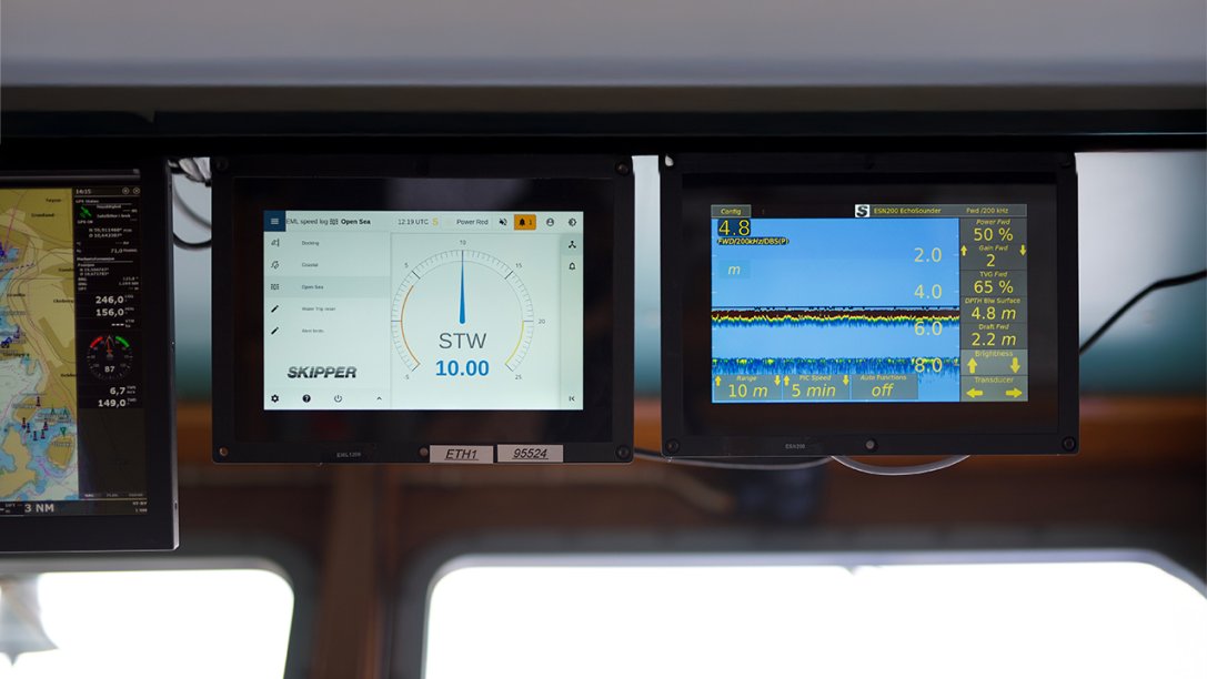 Area of expertise echo sounder and speed log