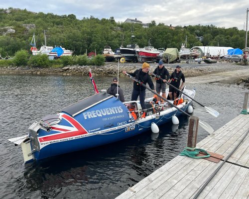 The Nordic Endeavour boat and crew leaving the dock.