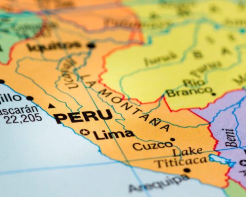 Peruvian map.