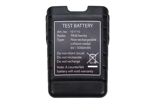 Spare TR30 test battery.