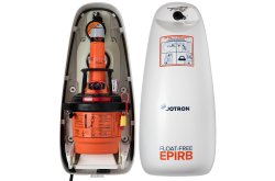 Tron40AIS EPIRB with float-free heating bracket. Tron40AIS EPIRB with float-free heating bracket.