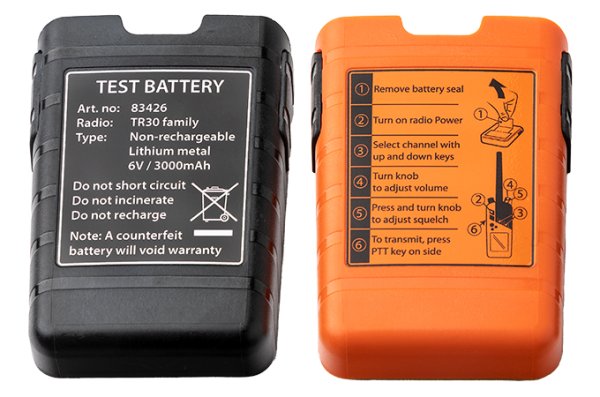 Emergency and test batteries for Tron TR30 AIR. Emergency and test batteries for Tron TR30 AIR.