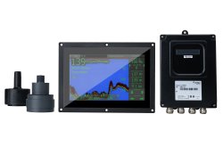 ESN100 is a navigation echo sounder with a black box and a 9" touch display.