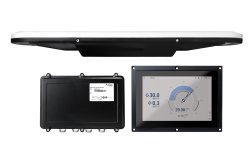 SKIPPER SATLOG SL1300 is a three axis speed log system