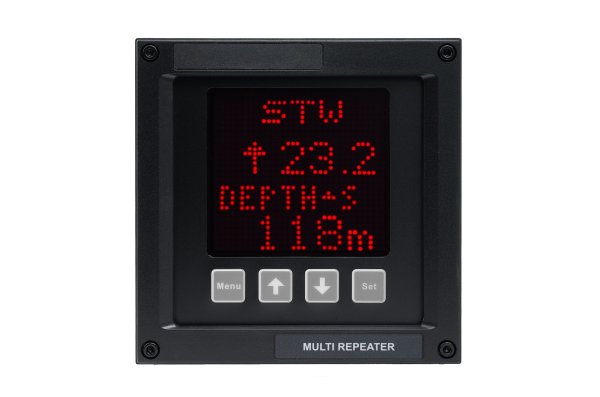 SKIPPER CD401MR remote multirepeater with NMEA 0183 data display.