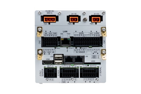 SKIPPER JB70D21-SA electronic unit for precise signal processing in marine speed log systems.