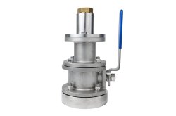 SKIPPER SB-60-SA sea valve for secure installation of sensors in single-bottom tanks. SKIPPER SB-60-SA sea valve for secure installation of sensors in single-bottom tanks.