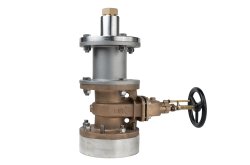 SKIPPER SB-100-SA 100 mm gate valve assembly for marine sensor mounting. SKIPPER SB-100-SA 100 mm gate valve assembly for marine sensor mounting.