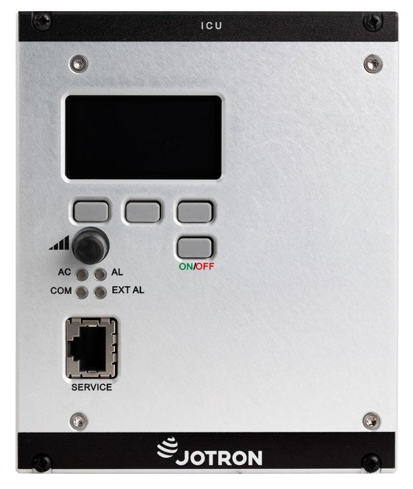 Interface Control Unit (ICU), front. Interface Control Unit (ICU), front.