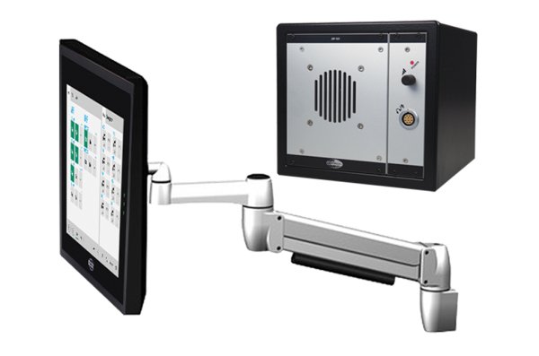 JDU with swivel arm mounted display. JDU with swivel arm mounted display.