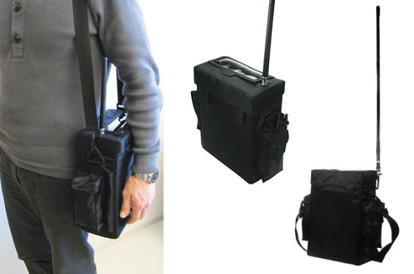 TR-910 Man Portable Radio, carried in a bag. TR-910 Man Portable Radio, carried in a bag.