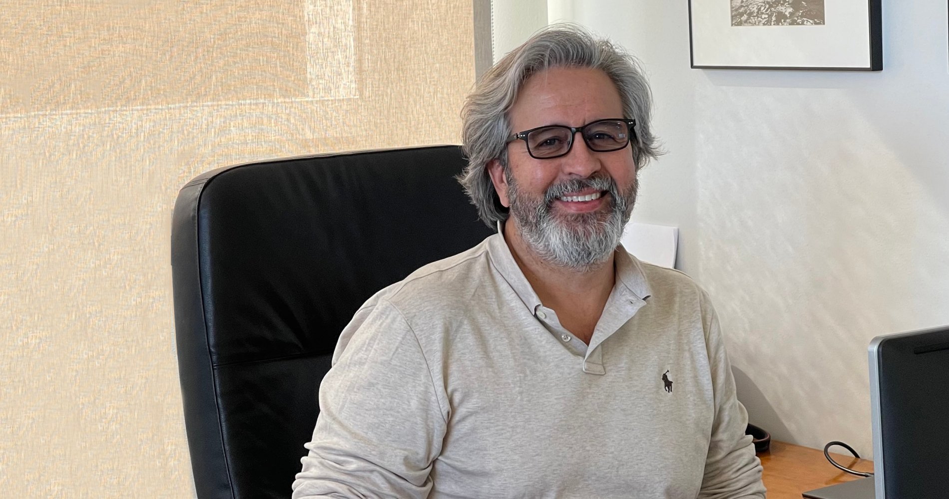 Alberto Olmost from JRC Iberia in his office. Alberto Olmost from JRC Iberia in his office.