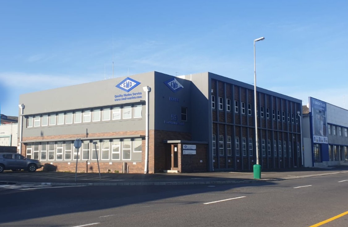 The front of SMD Marine Africa office.